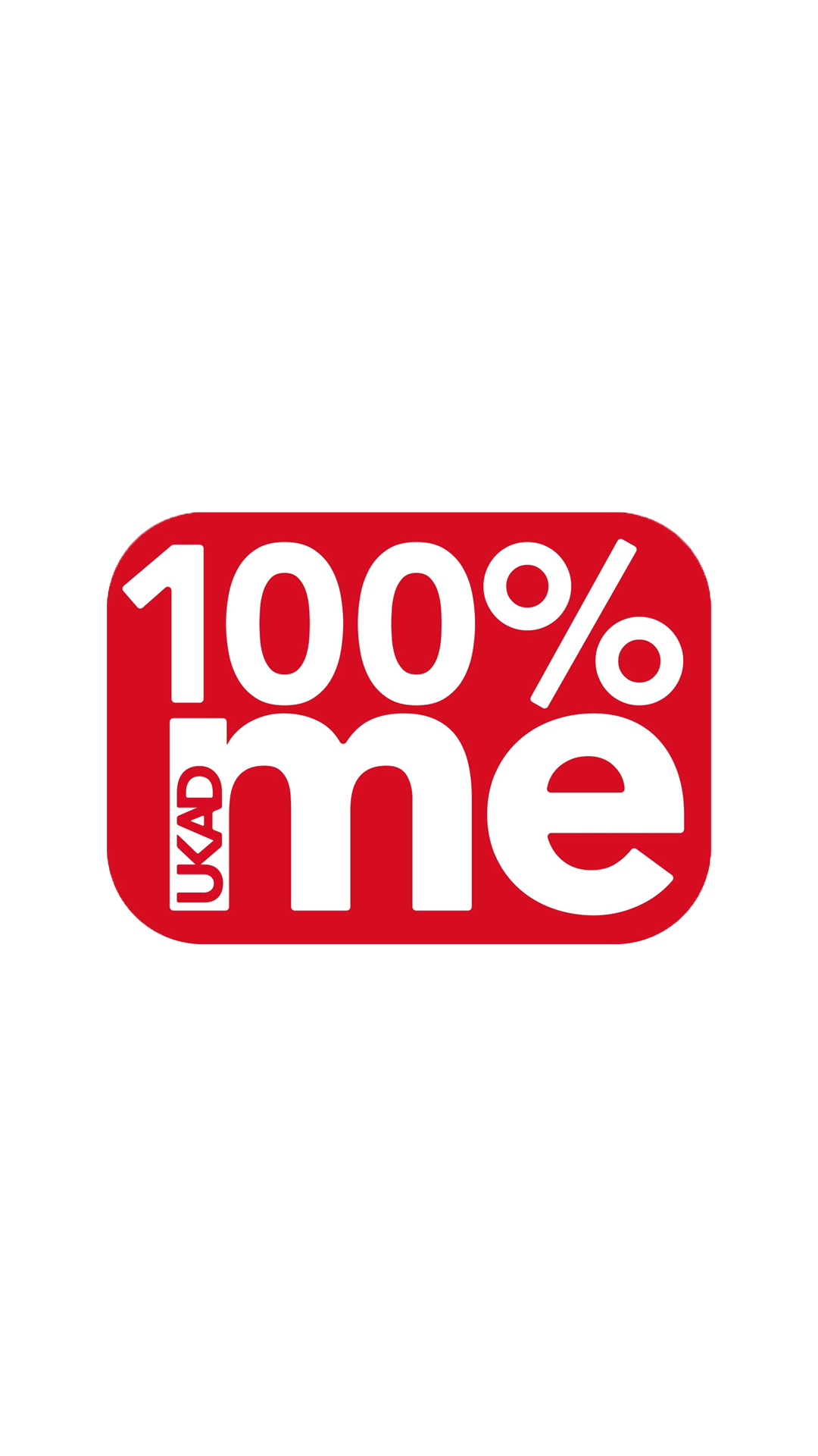 Red 100%me logo 