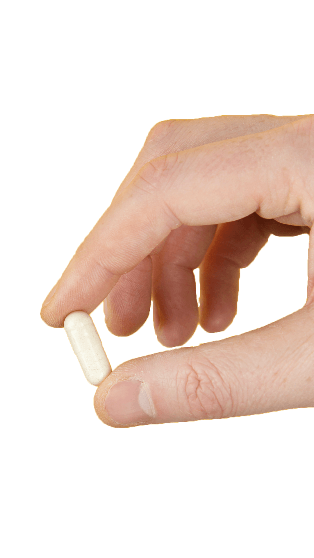 A pill in someones hand